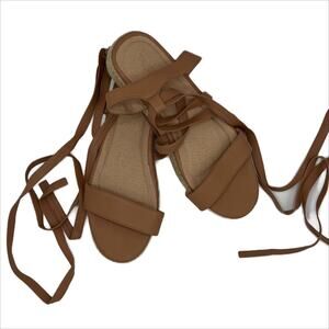 ASOS Truffle Collection Esparelda Tie Leg Sandal Size UK7/US9